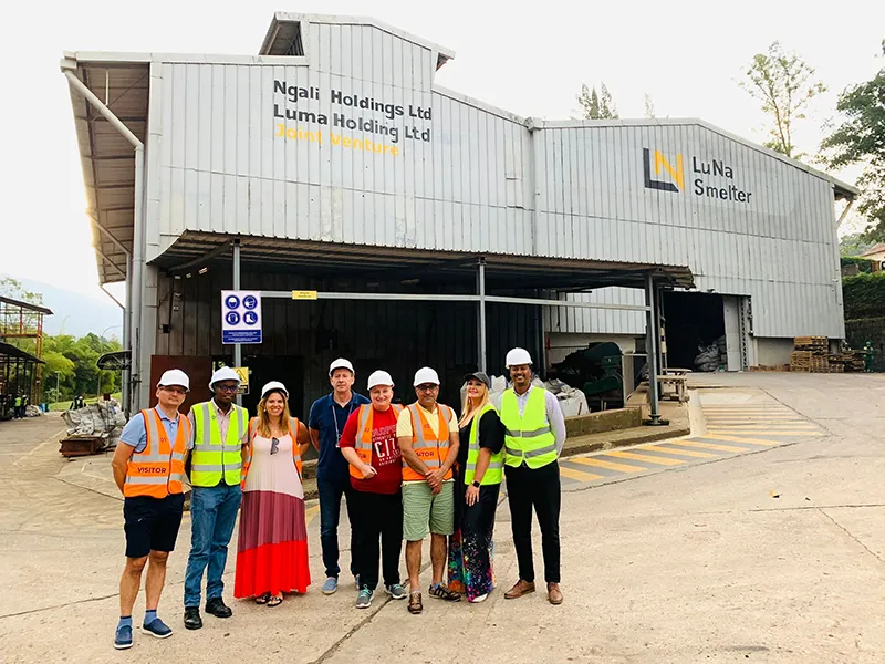 Luna Smelter delegation Szczecin